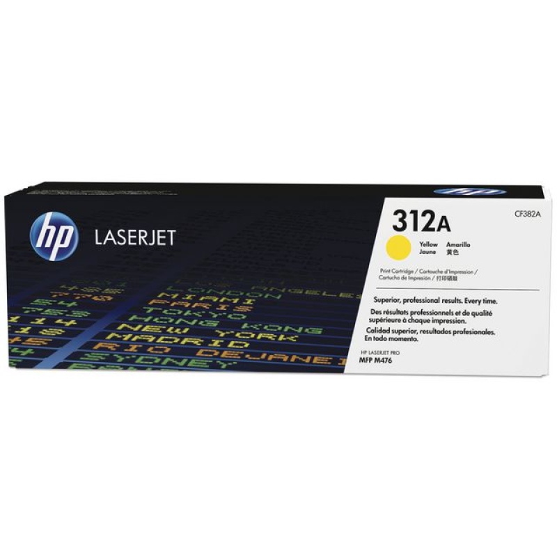 Toner HP CF382A Type 312A 2,7K geel