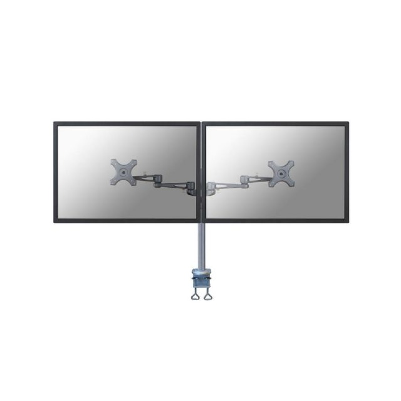 Monitorarm Neomounts buroklem dubbel zil