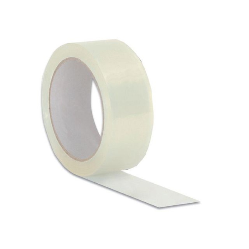 Verpakkingstape 50mm200m pp trnsp/pk6