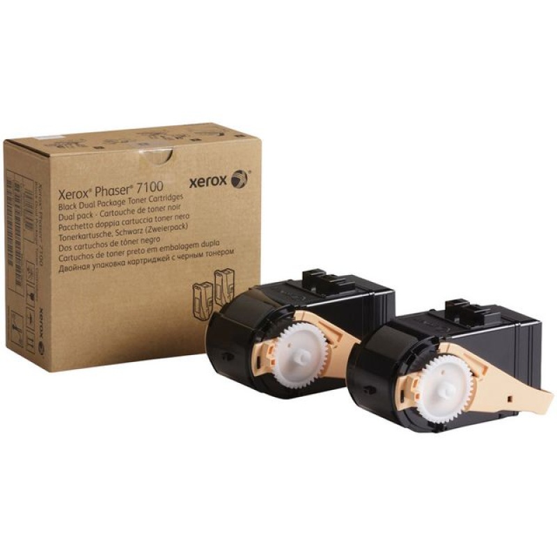 Toner Xerox Phaser 7100 5k zwart/pk2