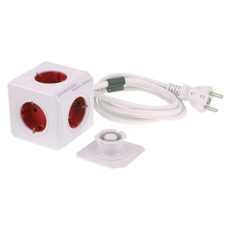 Stekkerdoos Powercube 5-voudig wt