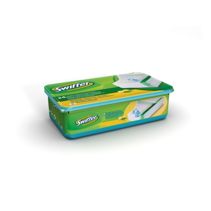 Vloerwisdoek Swiffer vloer nat/pak 24