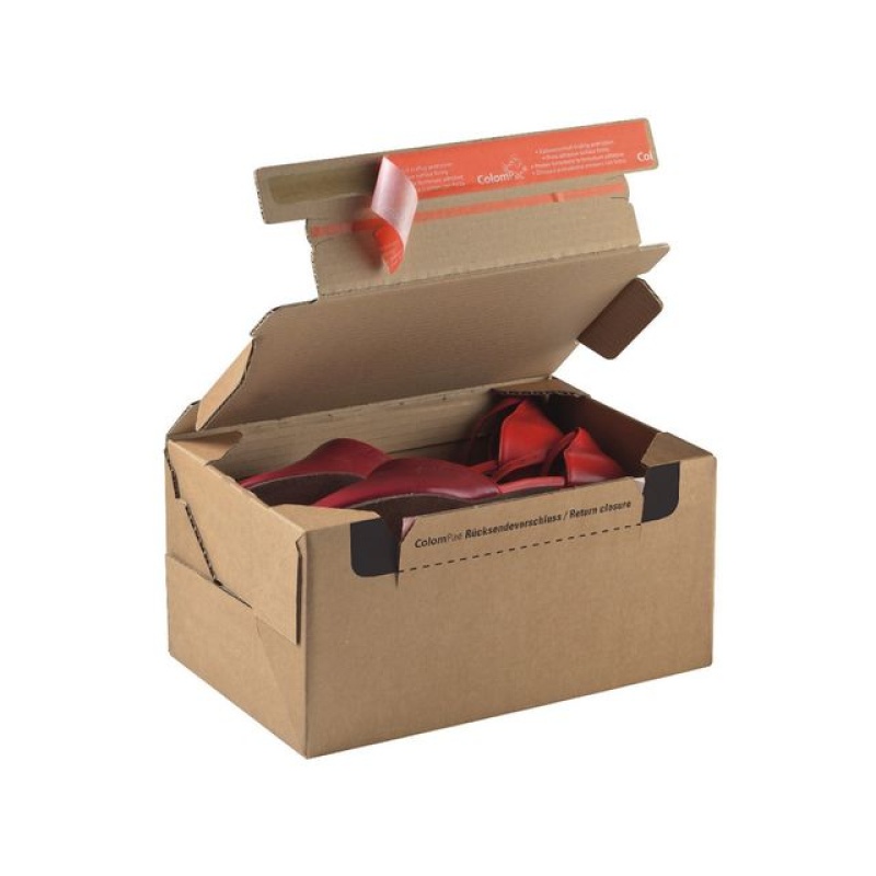 Retourbox M 282x191x140mm bruin/10