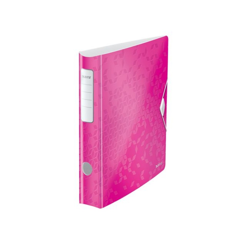 Ordner Leitz WOW 60mm A4 PP roze