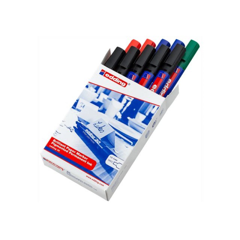 Permanent marker 30 1,5-3mm assorti/ds10