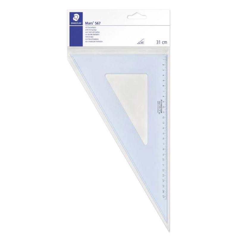 Tekendriehoek Staedtler 31cm 60 graden