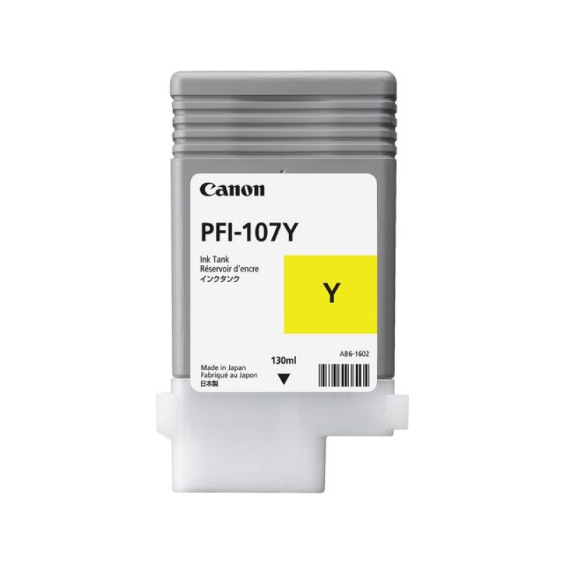 Inkjet Canon PFI-107Y 130ml geel