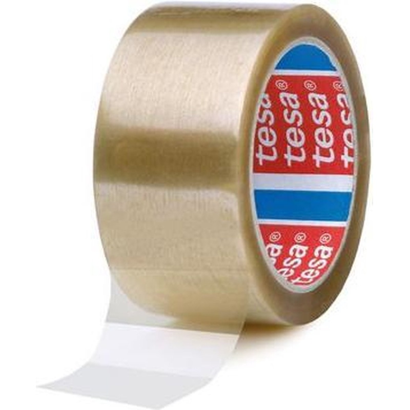 Verpakkingstape PP 50mmx66m transp./pk 6