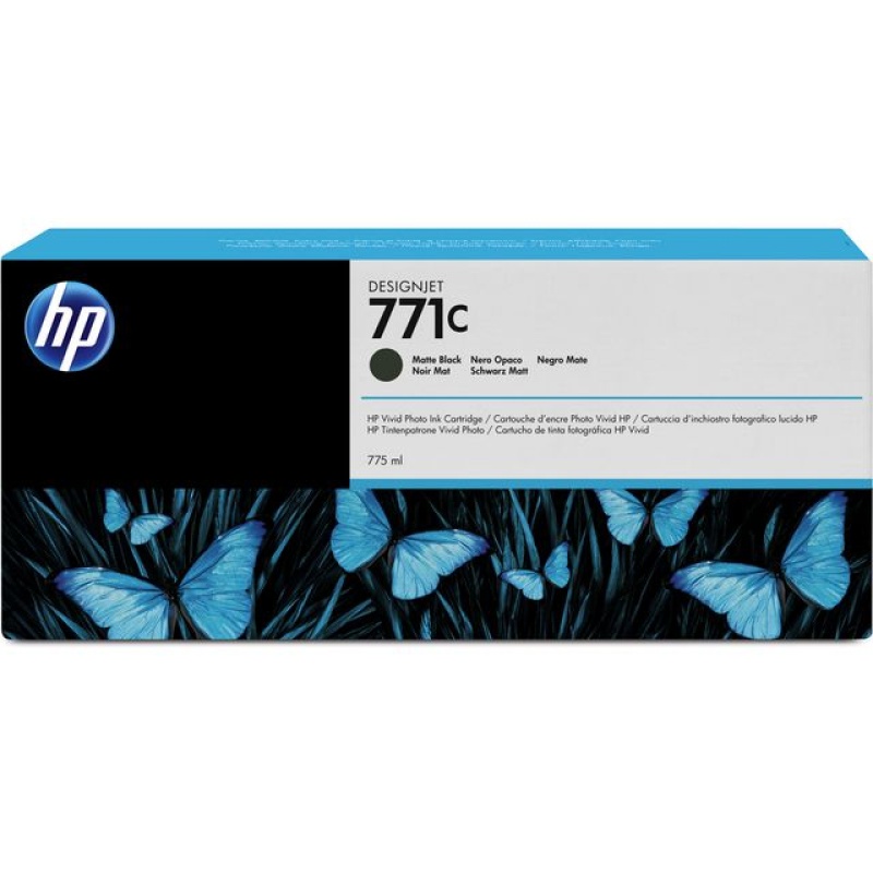 Inkjet HP 771c 775ml mat zwart