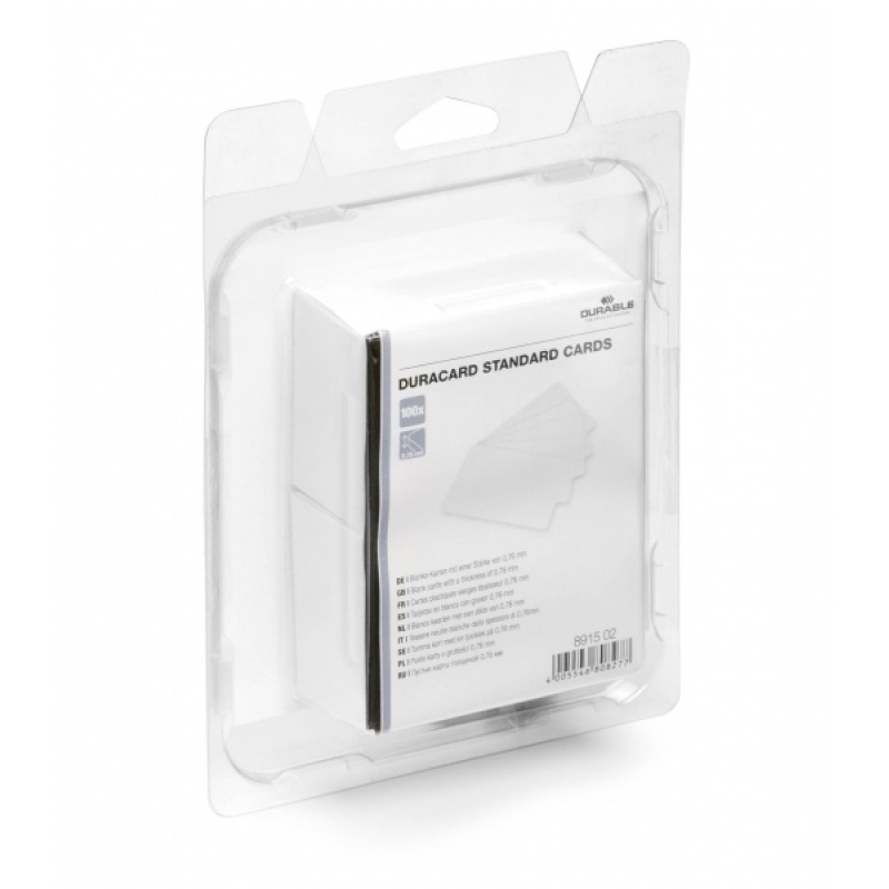 Kaart Duracard standard 54x87 0,76/pk100