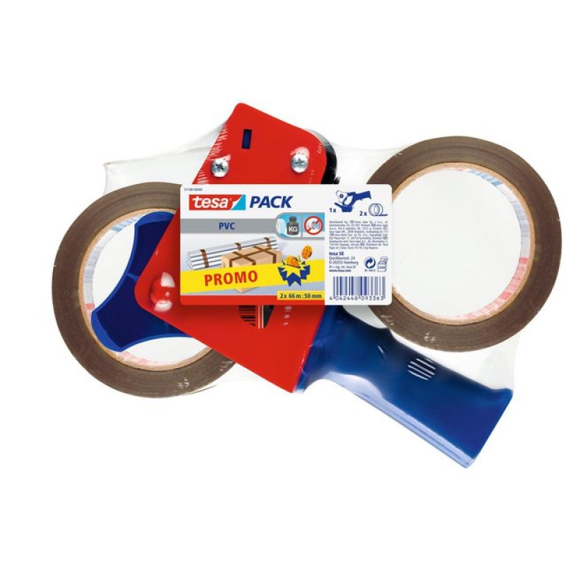 Verpakkingstapedispenser Tesa + 2PVC rol