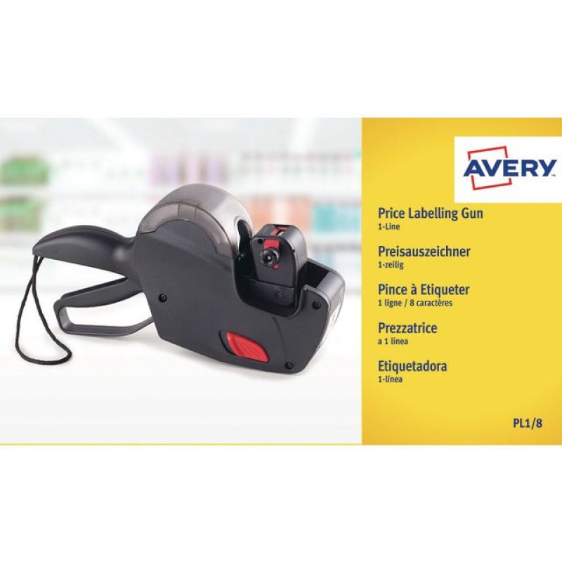 Prijstang Avery 1-regel