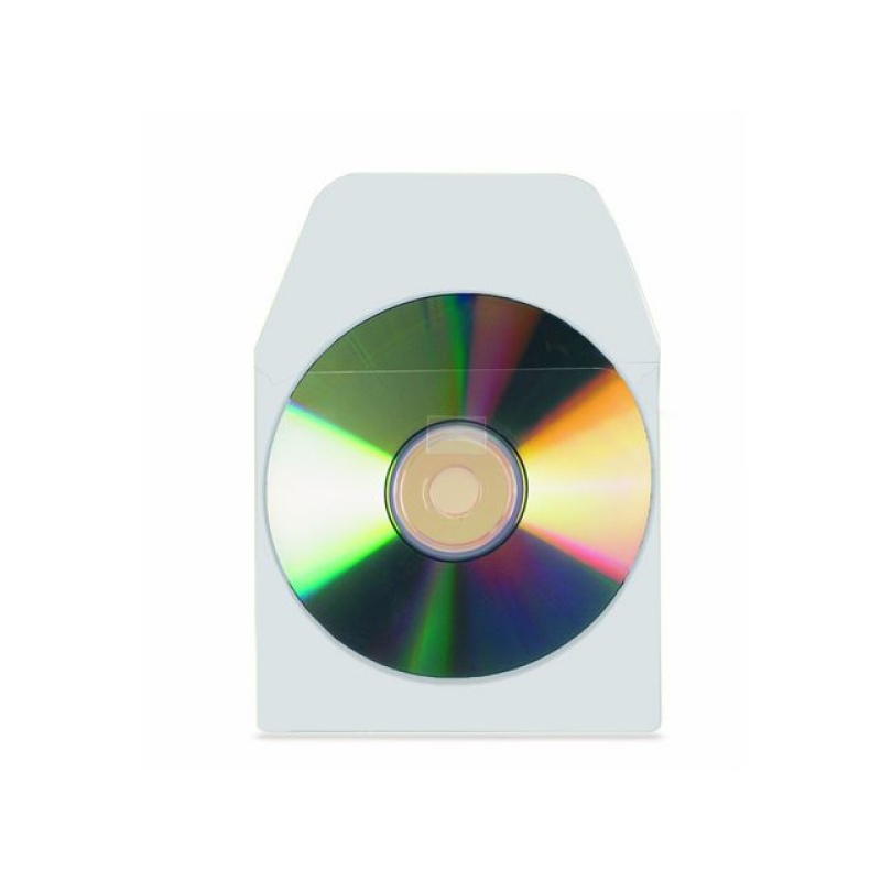 CD/DVD hoes 127x127mm/pk 100