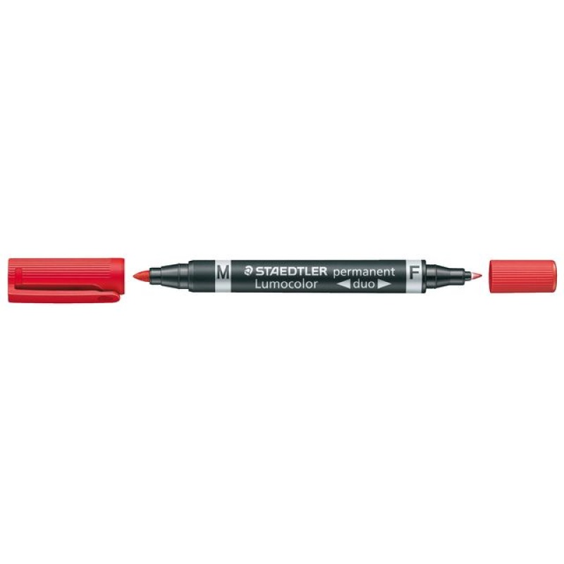 Marker Staedtler LC348 duopunt rd/pk10