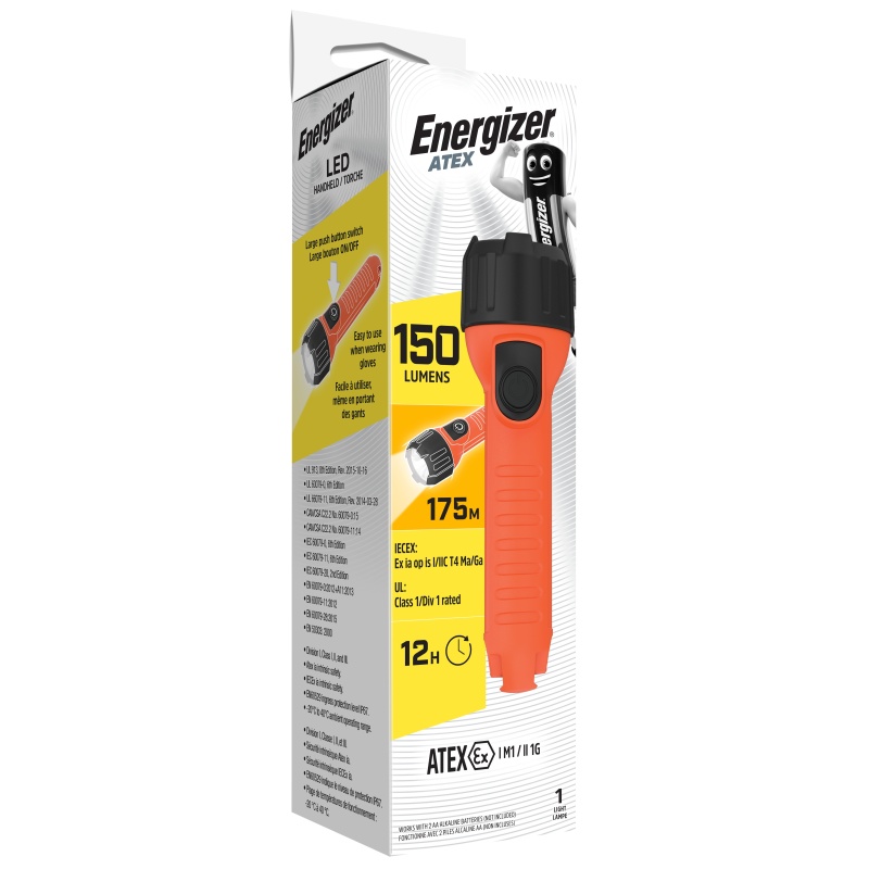 Zaklamp Energizer ATEX 2AA excl.