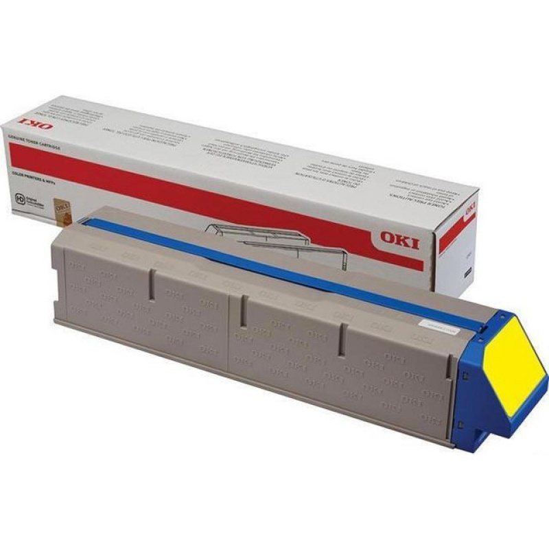 Toner Oki C931 HC 38K geel