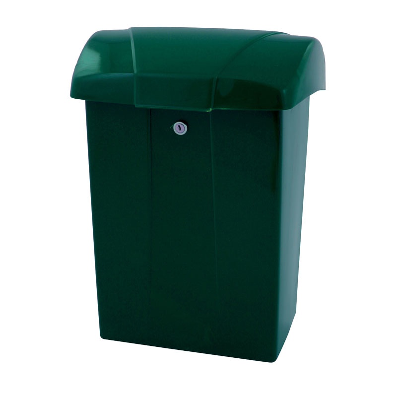 Brievenbus kunststof groen