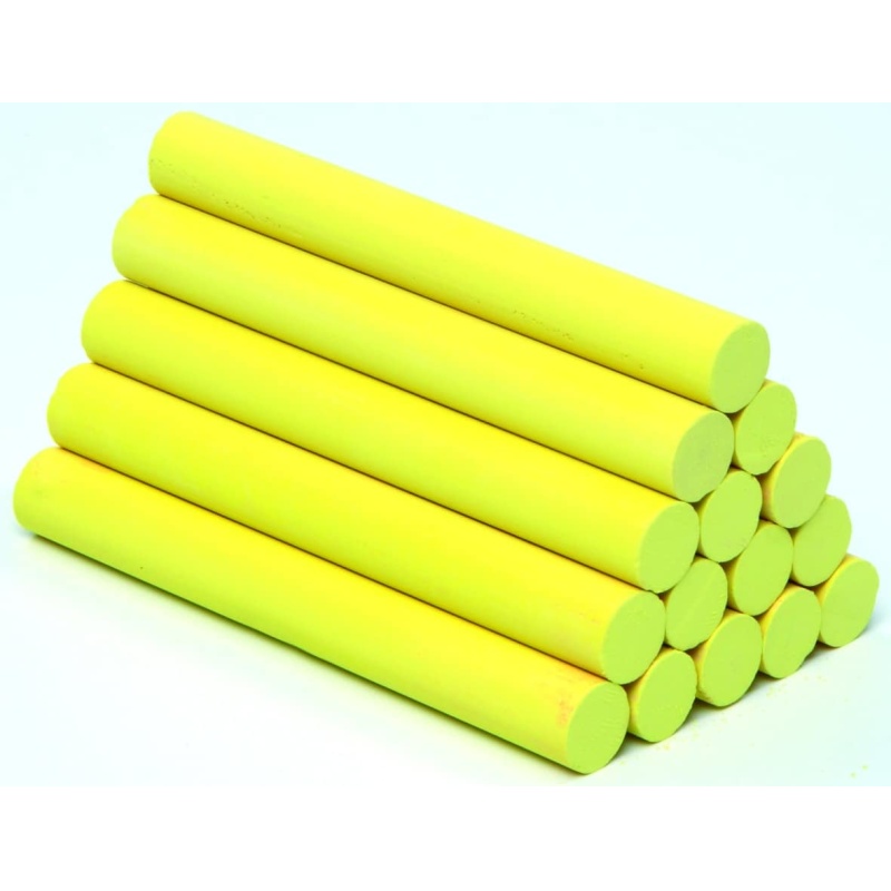 Krijt anti-dust geel/doos 100