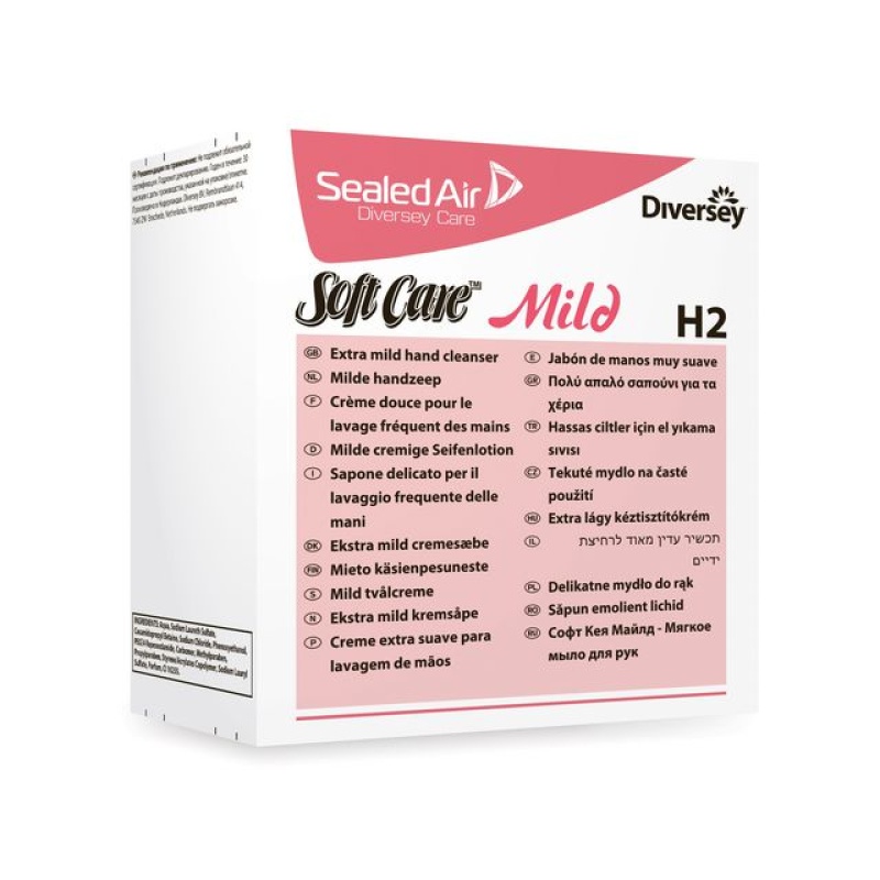 Handzeep Softcare mild/pk6x800ml