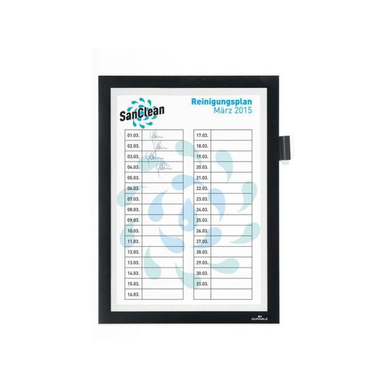 Duraframe Durable Note A4 zwart