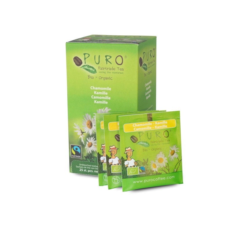 Thee Puro fairtrade kamille bio/pk6x25
