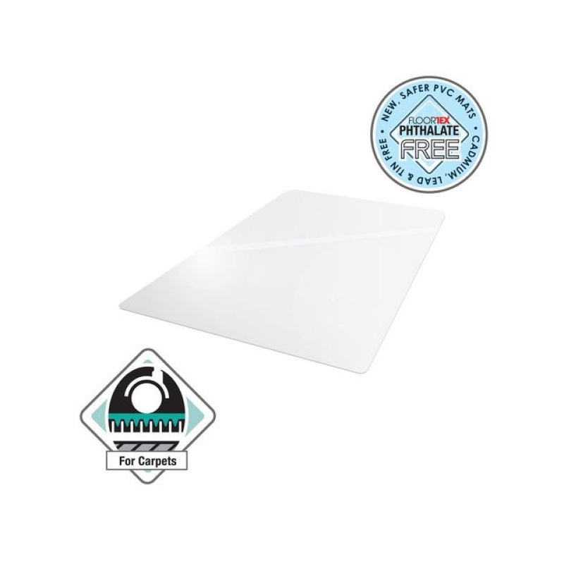 Stoelmat Floortex tapijt 120x150cm pvc