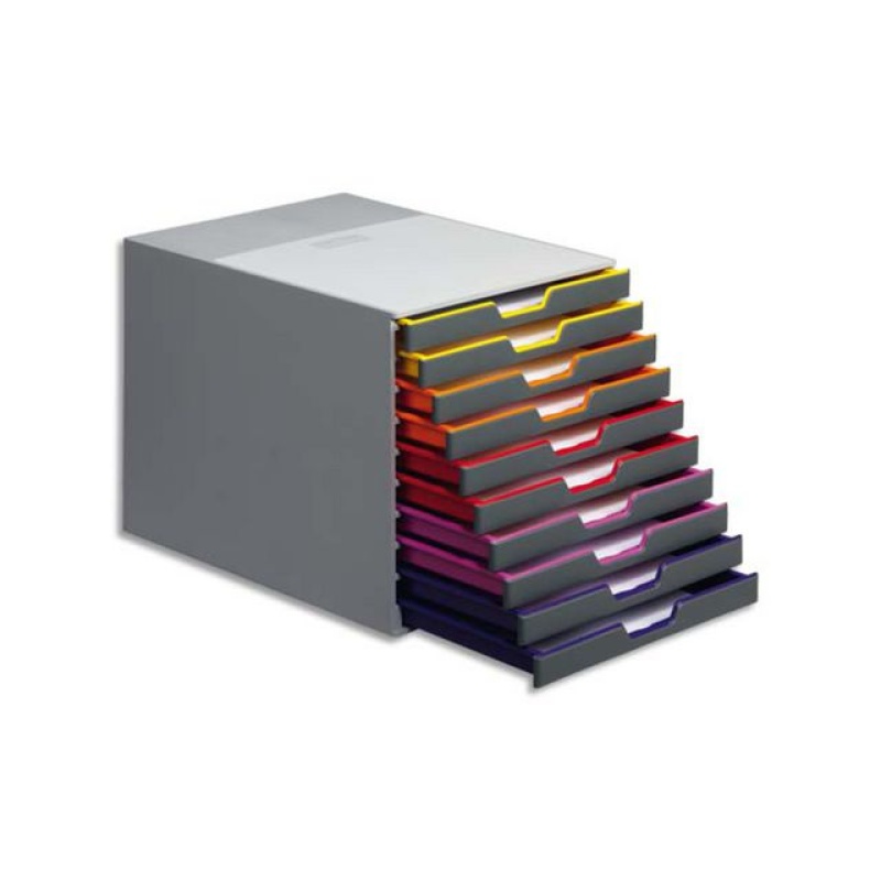 Ladenblok Varicolor 10 laden antraciet