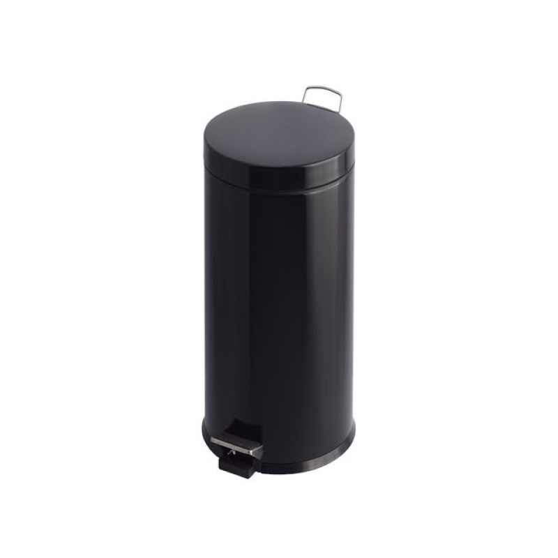 Pedaalemmer rond 30L zwart