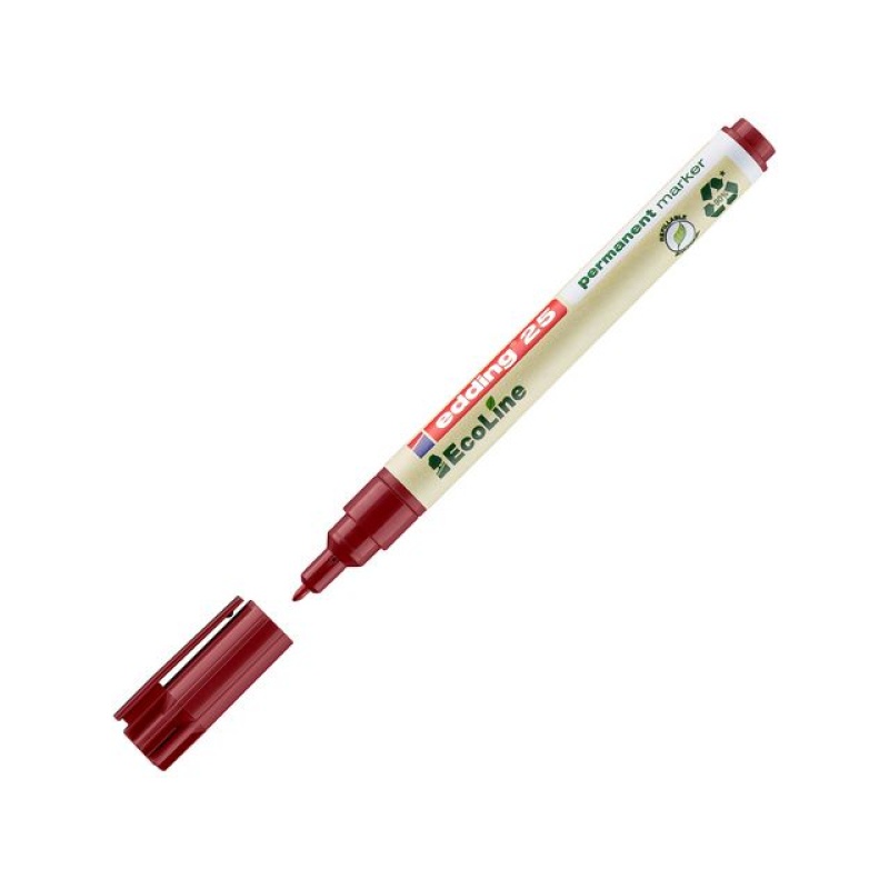 Permanent marker edding 25 Eco rood