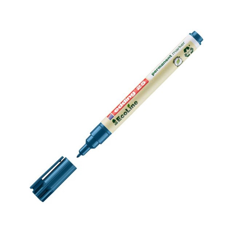 Permanent marker edding 25 Eco blauw