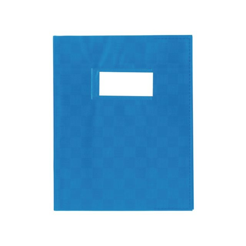 Schriftomslag A4 PP met venster blauw