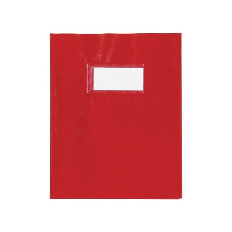 Schriftomslag A4 PP met venster rood