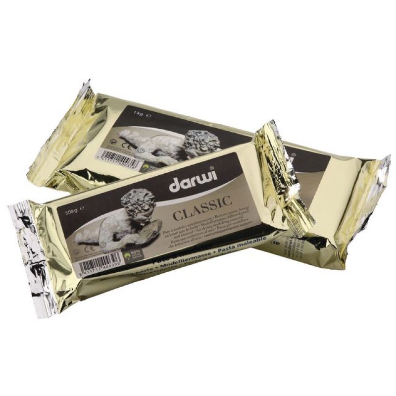 Boetseerpasta Darwi classic 1kg wit