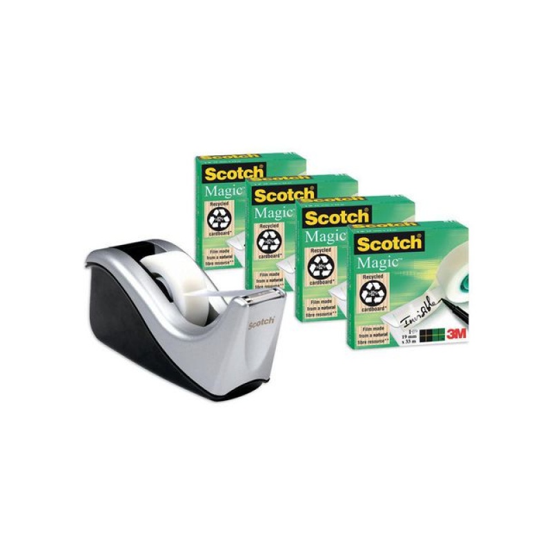Plakbanddispenser Scotch C60 (+4tape) zi