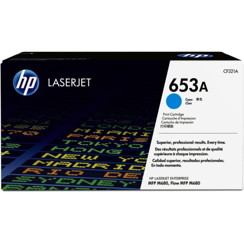 Toner HP CF321A type 653A 16.5K cyan