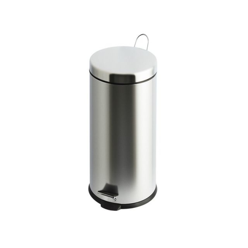 Pedaalemmer rond 30L rvs