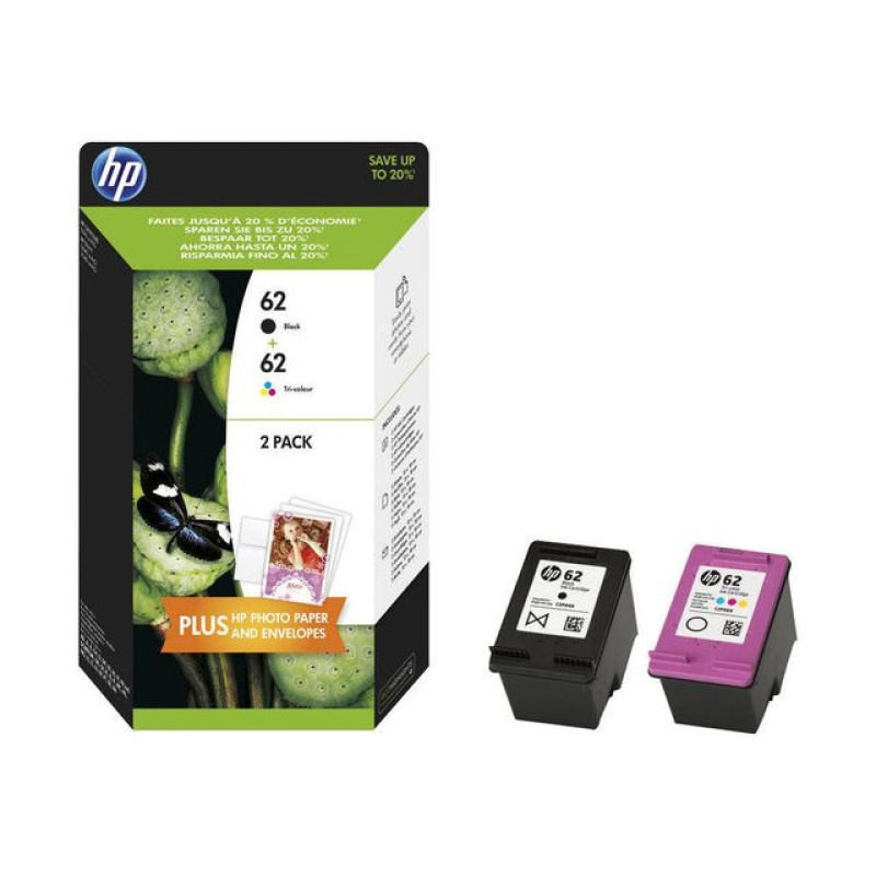 Inkjet HP N9J71AE 62 ZW/C/M/G/pak 2