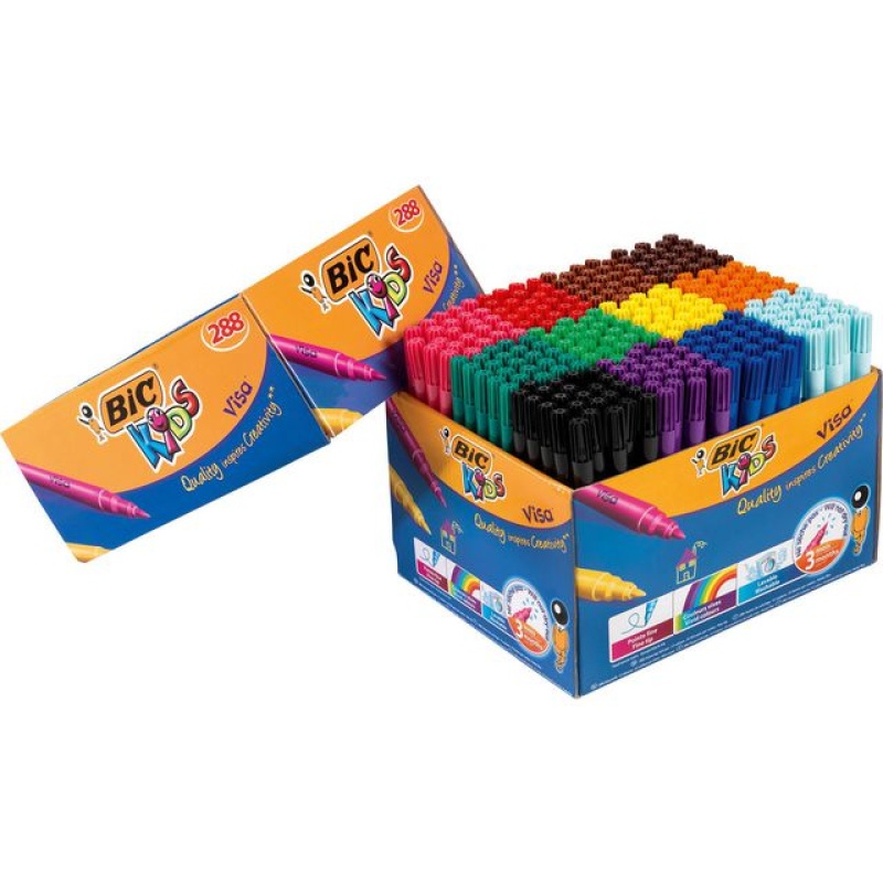 Viltstift Bic Kids Visacolor ass / ds288