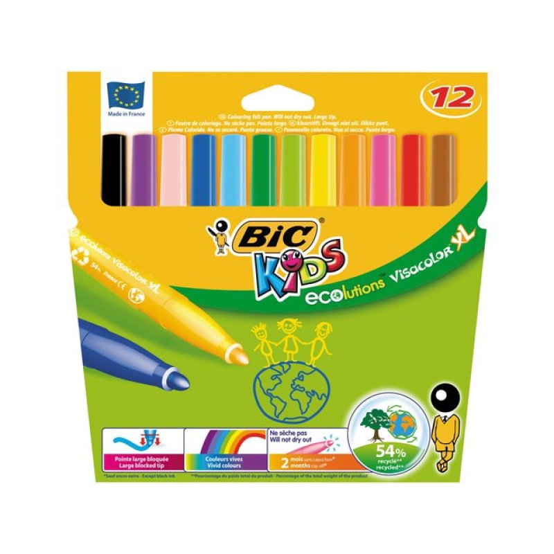 Viltstift Visacolor XL Ecolutions/p12