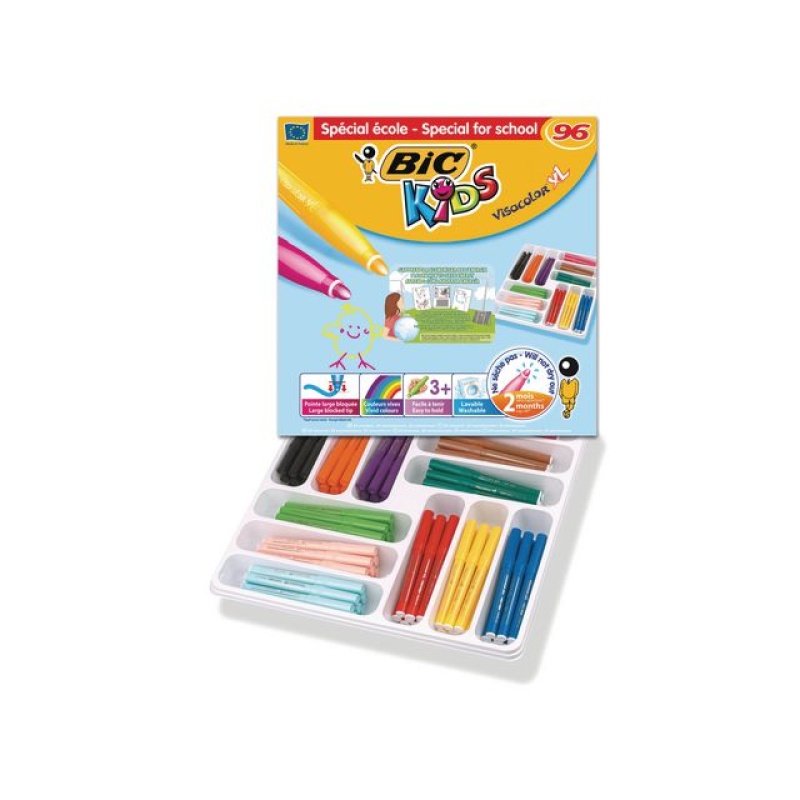 Viltstift Bic Kids Visacolor XL ass/ds96
