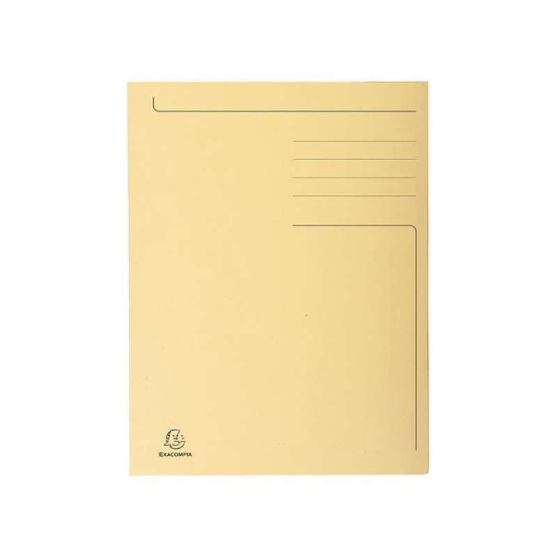 Stofklepmap folio 280g 3-kl ivoor/pk50