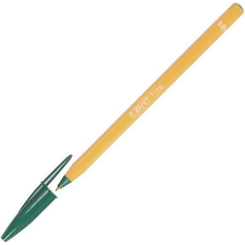 Balpen BiC Cristal Orange 0,7 groen/ds20