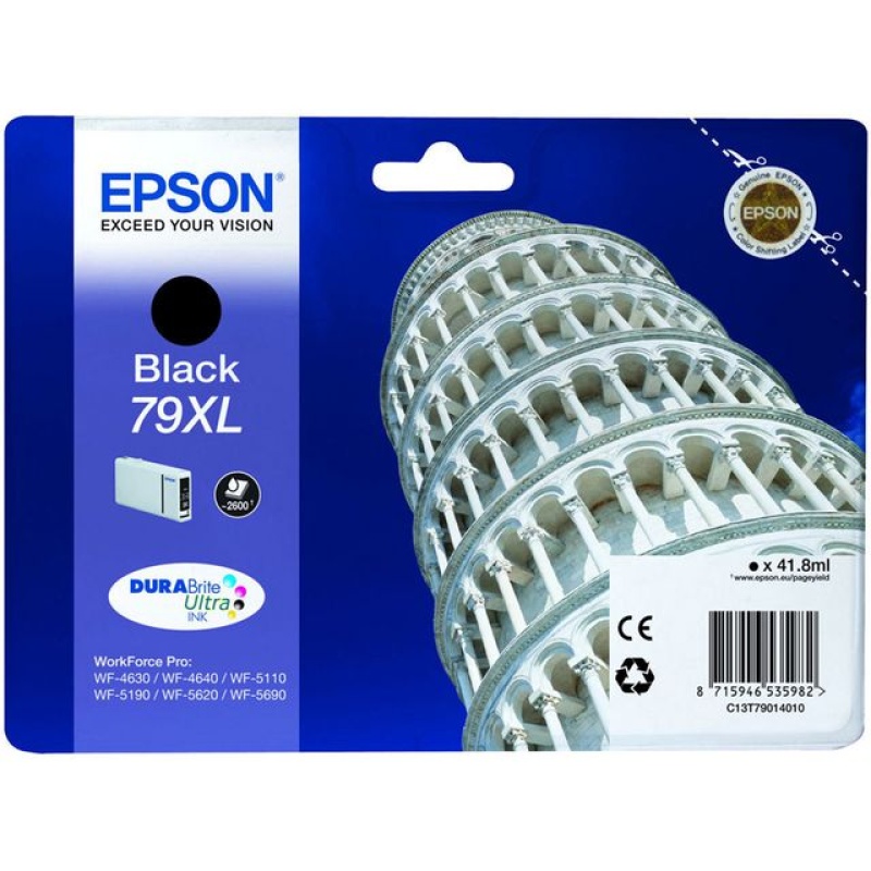 Inkjet Epson 79XL 2,6K zwart