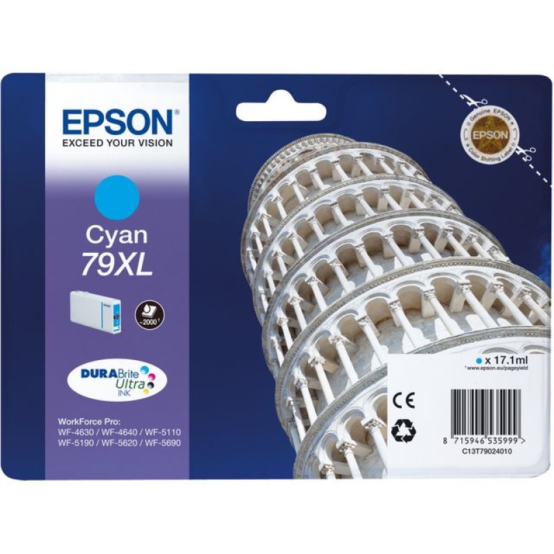 Inkjet Epson 79XL 2K cyan
