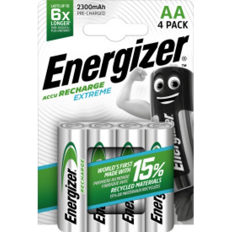 Batterij Energizer Oplaad 4xAA 2300mAh