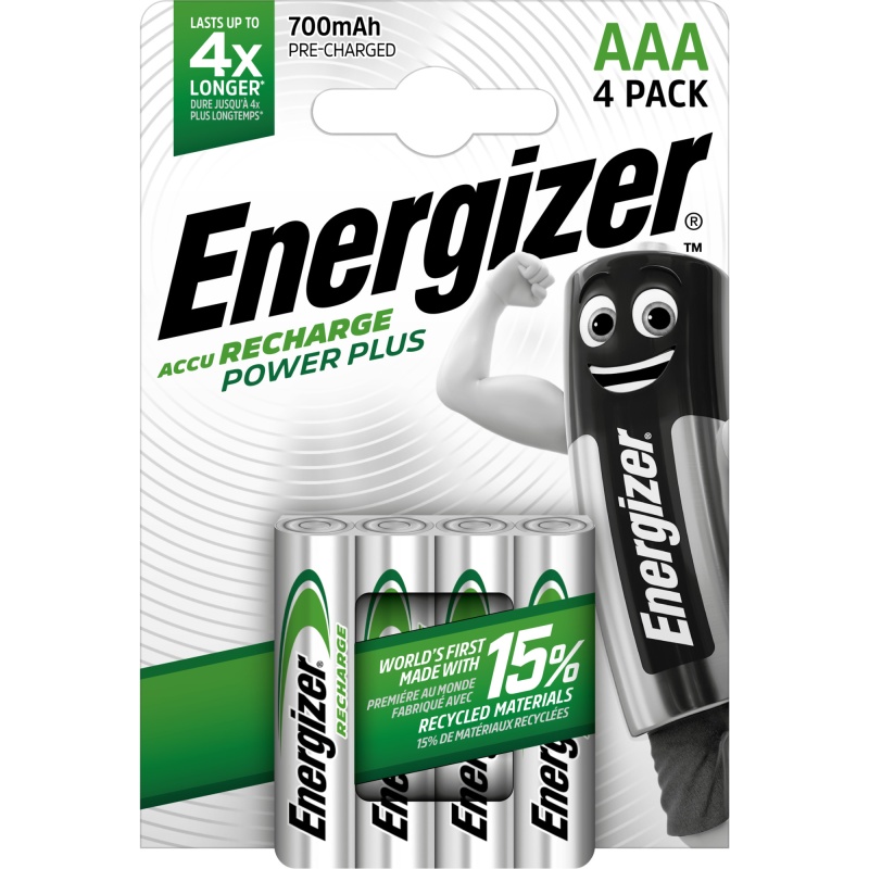 Batterij Energizer Oplaad 4xAAA 700mAh