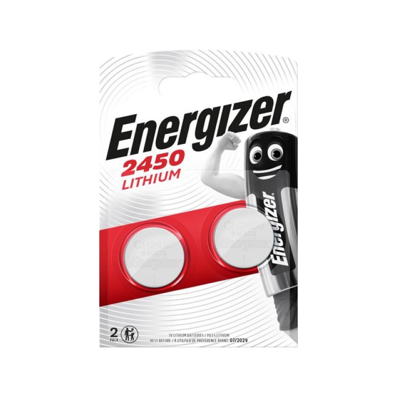 Batterij Energizer Knoopcel CR2450/pak 2