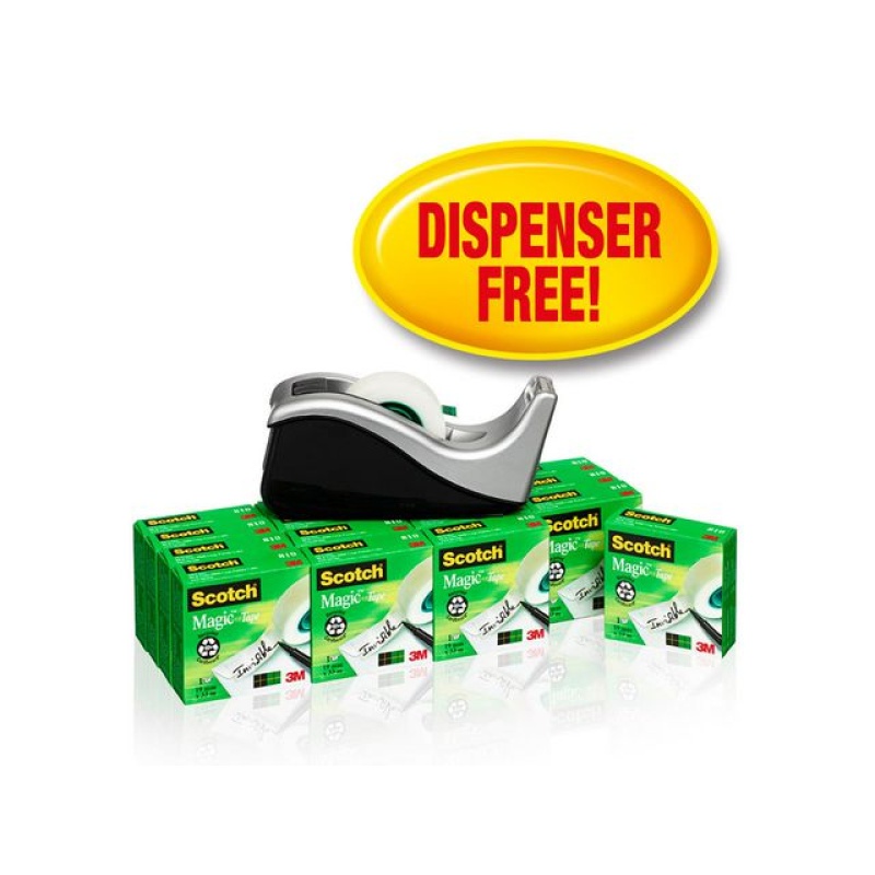 Plakbanddispenser Scotch C60 (+16tape)zi
