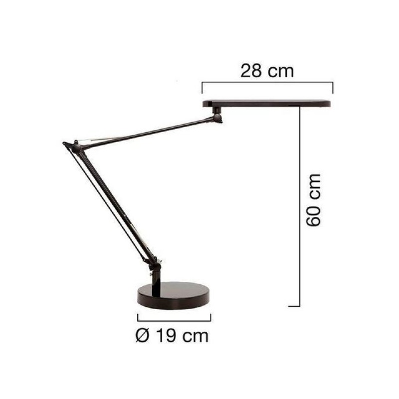 Bureaulamp Unilux led Mambo zwart