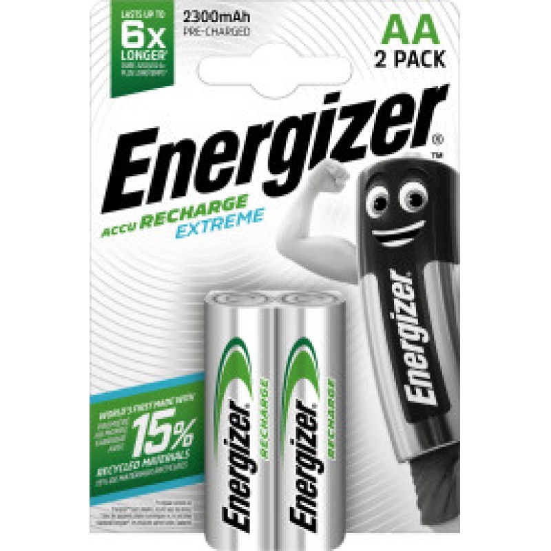 Batterij Energizer Oplaad 2xAA 2300mah